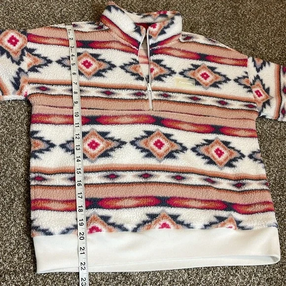 Abercrombie kids Sherpa Aztec half zip - Picture 5 of 7